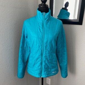 MARMOT Calen Insulated Puffer Jacket Coat Turquoise Blue Medium